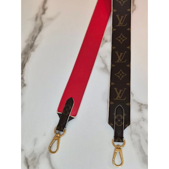 Louis Vuitton Monogram & Red Bandouliere Strap J02287 - Picture 2 of 5